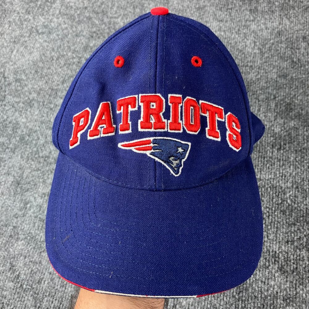 New England Patriots Blue Red NFL Hat Twins Enterprise Adjustable‎ Cap